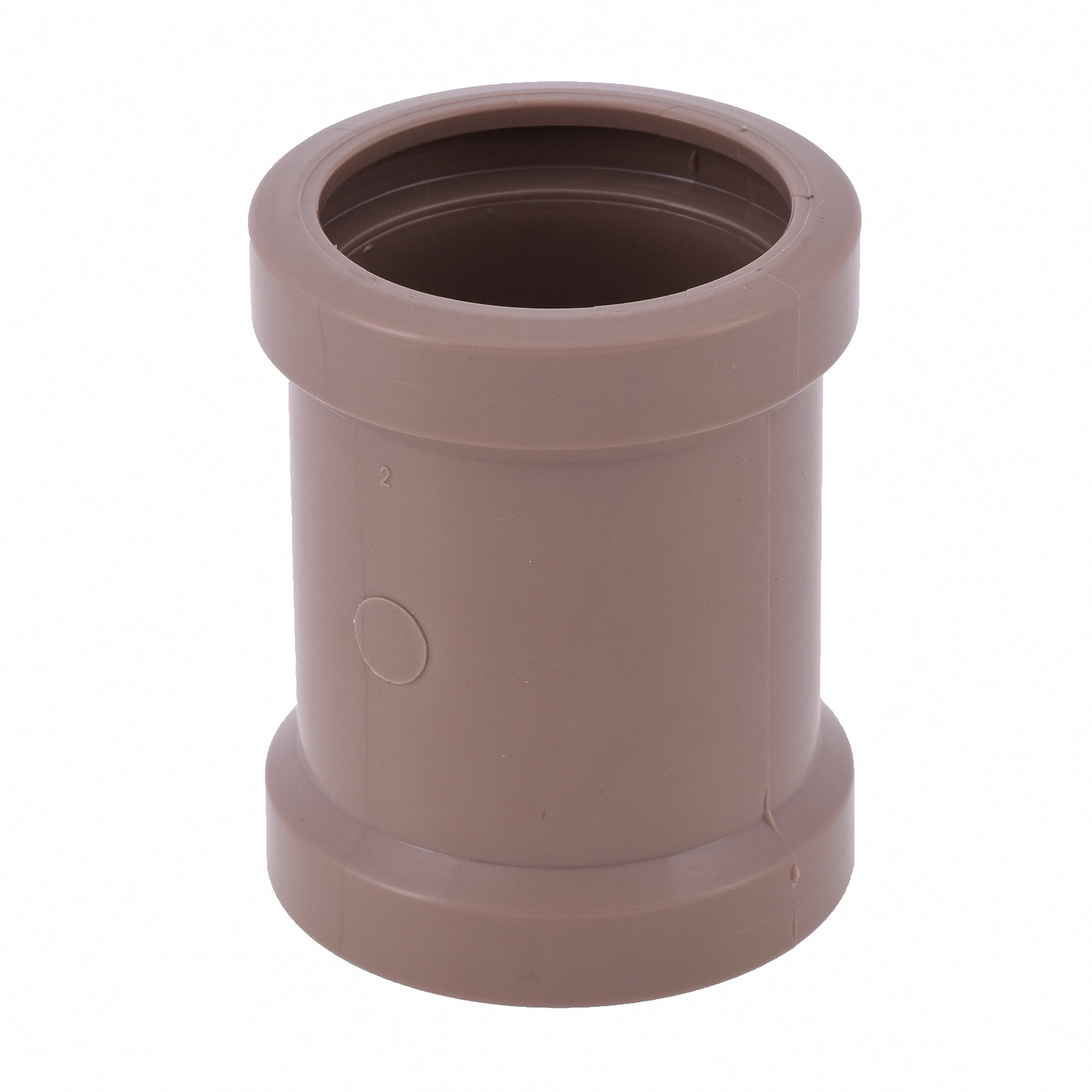 Luva de Correr PVC Marrom Soldável 1.1/2" 50mm Plastilit