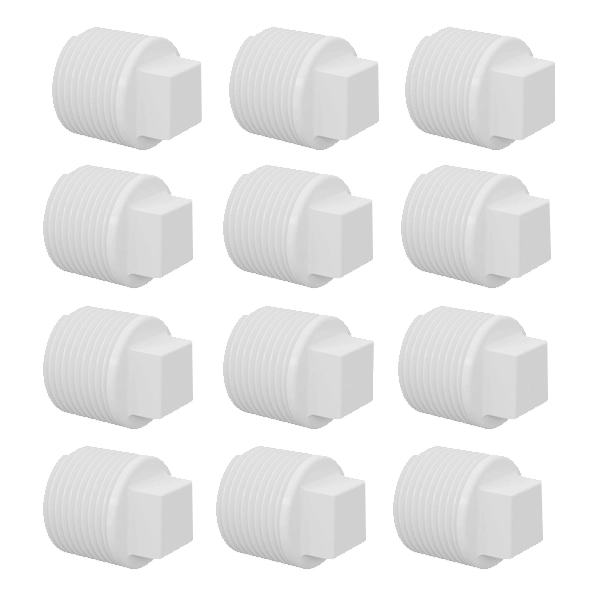 Plug PVC Branco Roscável 1/2" 20mm Equation