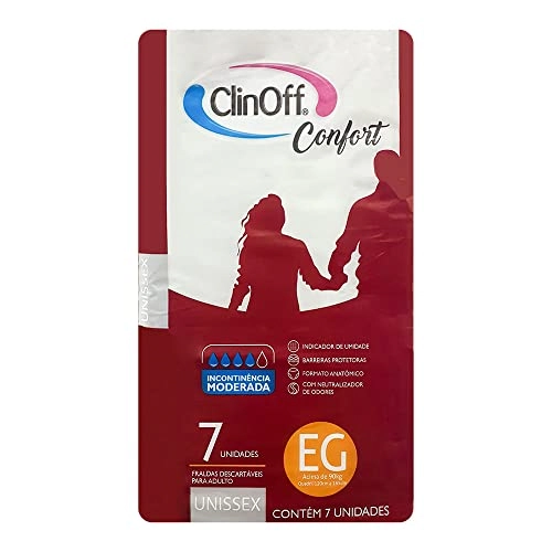 Fralda Geriatrica Tamanho Eg Confort Clin Off 7un