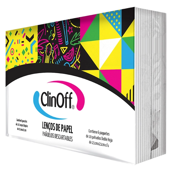 Lenco Papel Bolso Clin Off 21,5x21,5