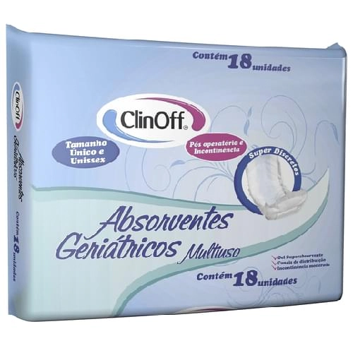 Absorvente Geriátrico Clin Off C/18 Unit