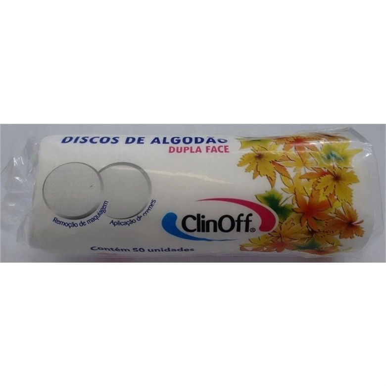Algodão Em Disco Clin Off C/50 Disco Unit