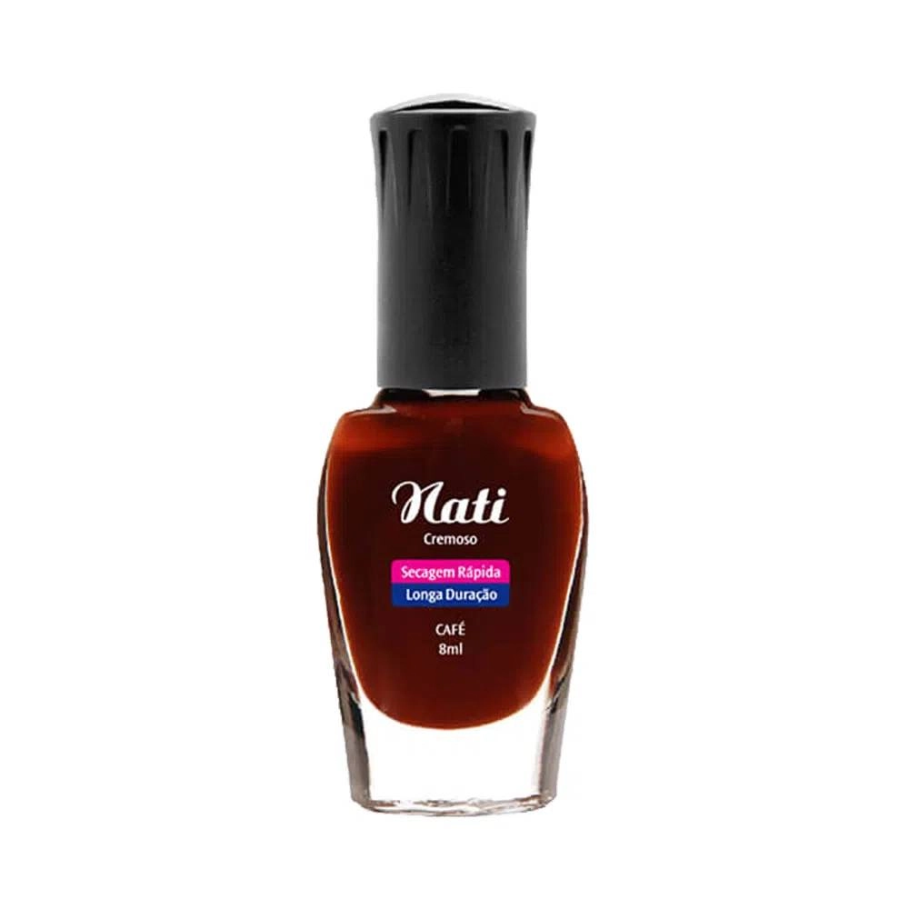 Esmalte Nati Cremoso 8ml Cafe
