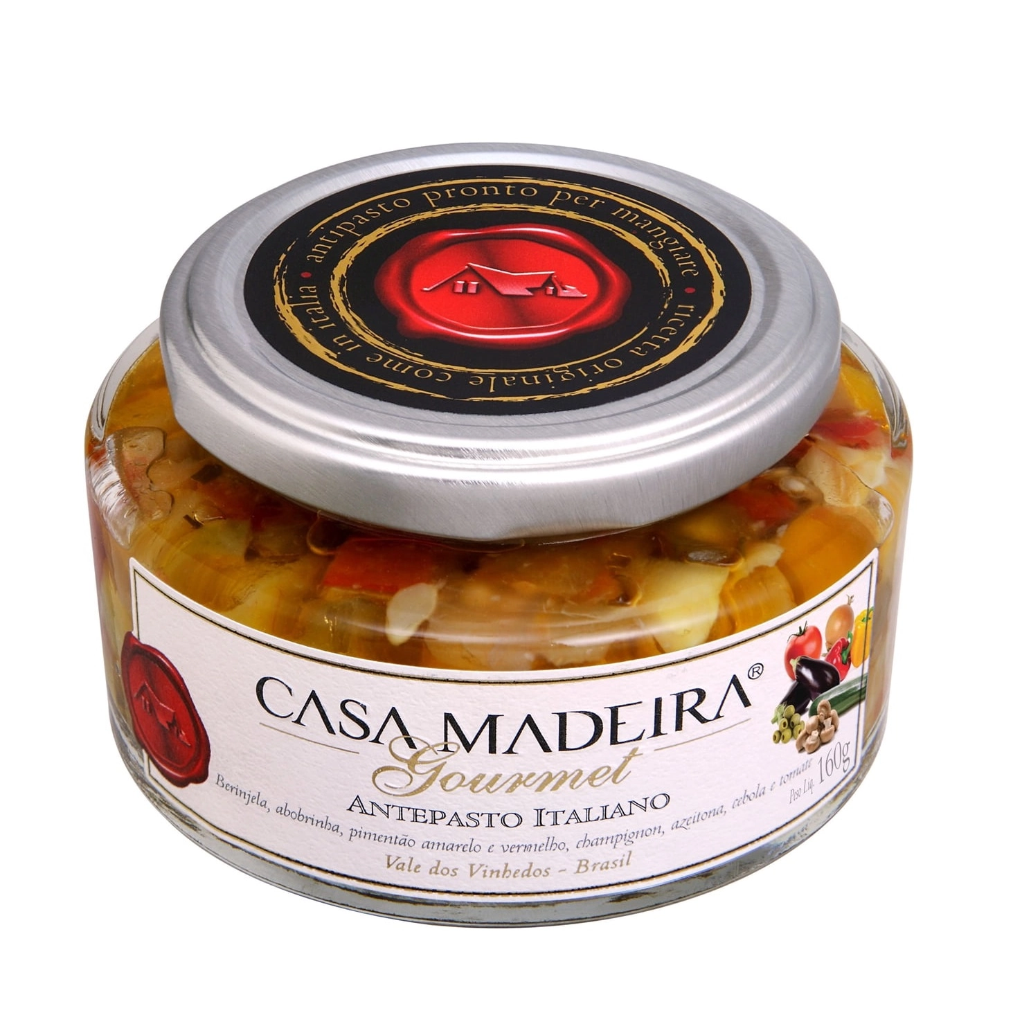 Antepasto Gourmet Italiano Casa Madeira 160g