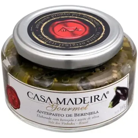 Antepasto Berinjela 160g Casa Madeira Sucos