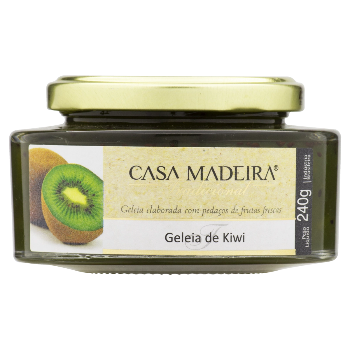 Geleia Kiwi Casa Madeira Tradicional Vidro 240g