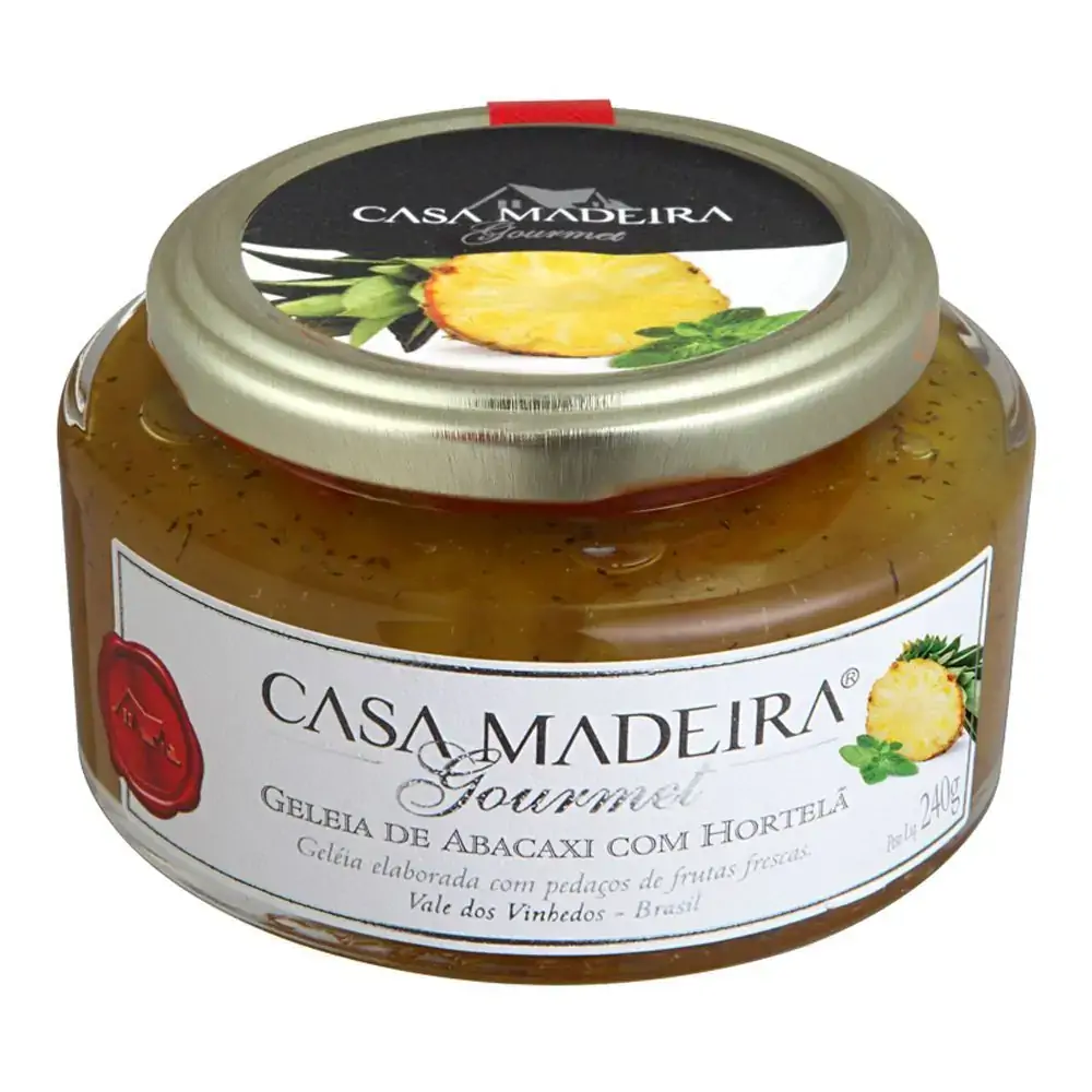 Geleia Casa De Madeira Abacaxi/hortela