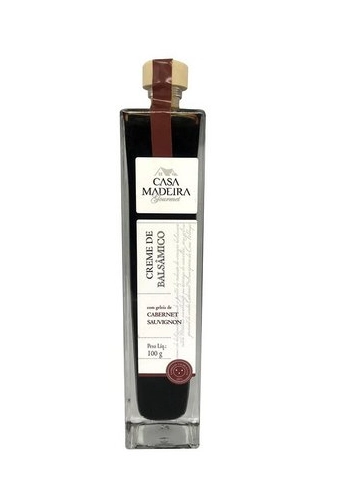 Creme Balsâmico Geleia De Cabernet Sauvignon Casa Madeira Vidro 100g