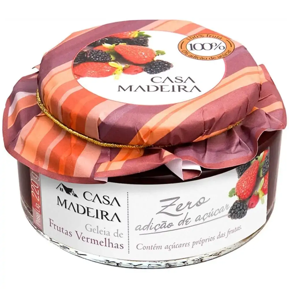 Geleia C Madeira Fru/vermelho S/ac