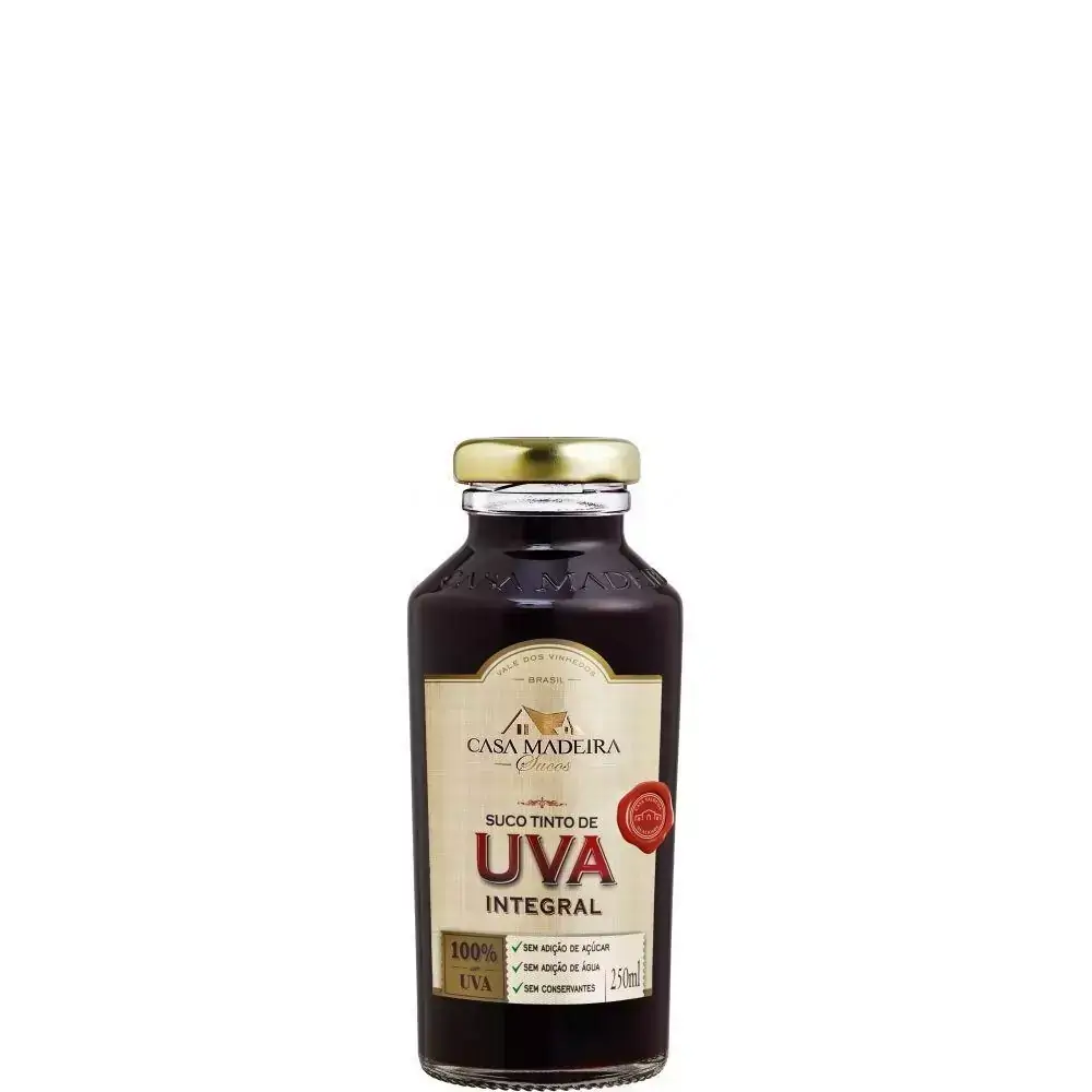 Suco de Uva Integral Casa Madeira 250ml