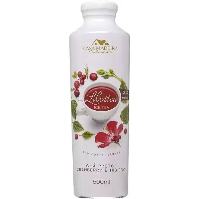 Chá Preto com Cranberry e Hibisco Libertea Casa Madeira 500ml