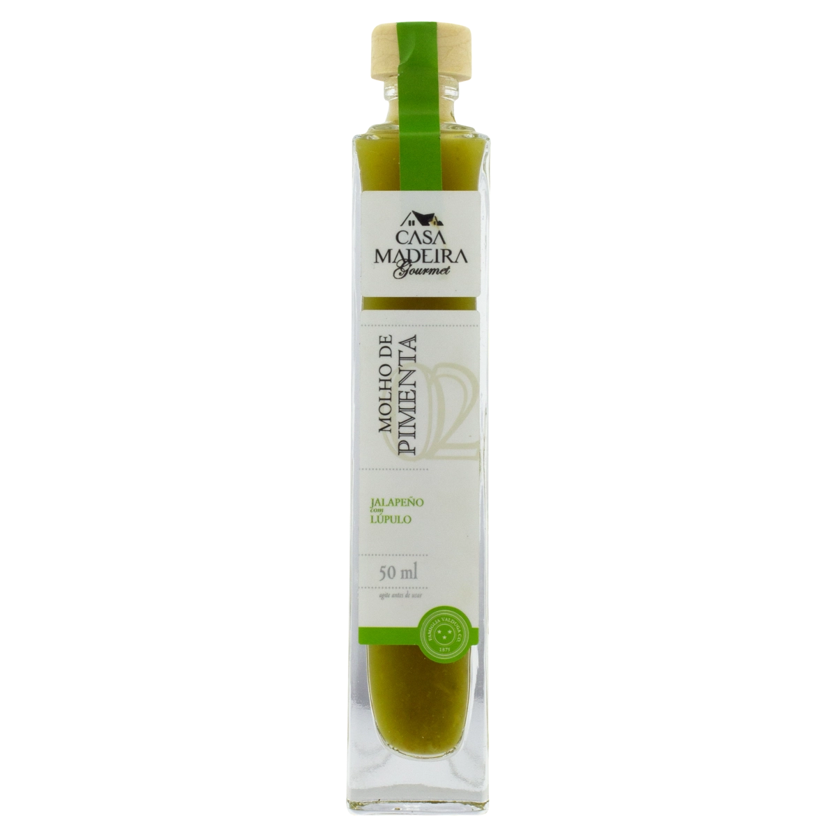Molho de Pimenta Jalapeno com Lúpulo Casa Madeira 50ml