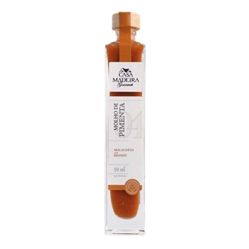 Molho de Pimenta Malagueta com Brandy Casa Madeira 50ml