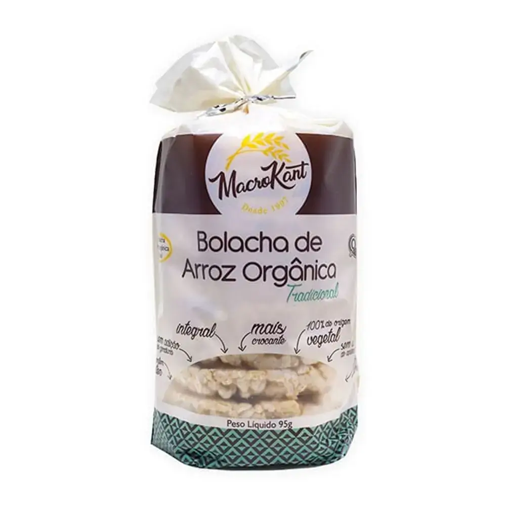 Bolacha Arroz Macrokant 120gr