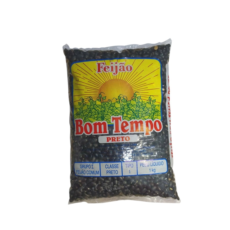 Feijao Preto Bom Tempo 1kg