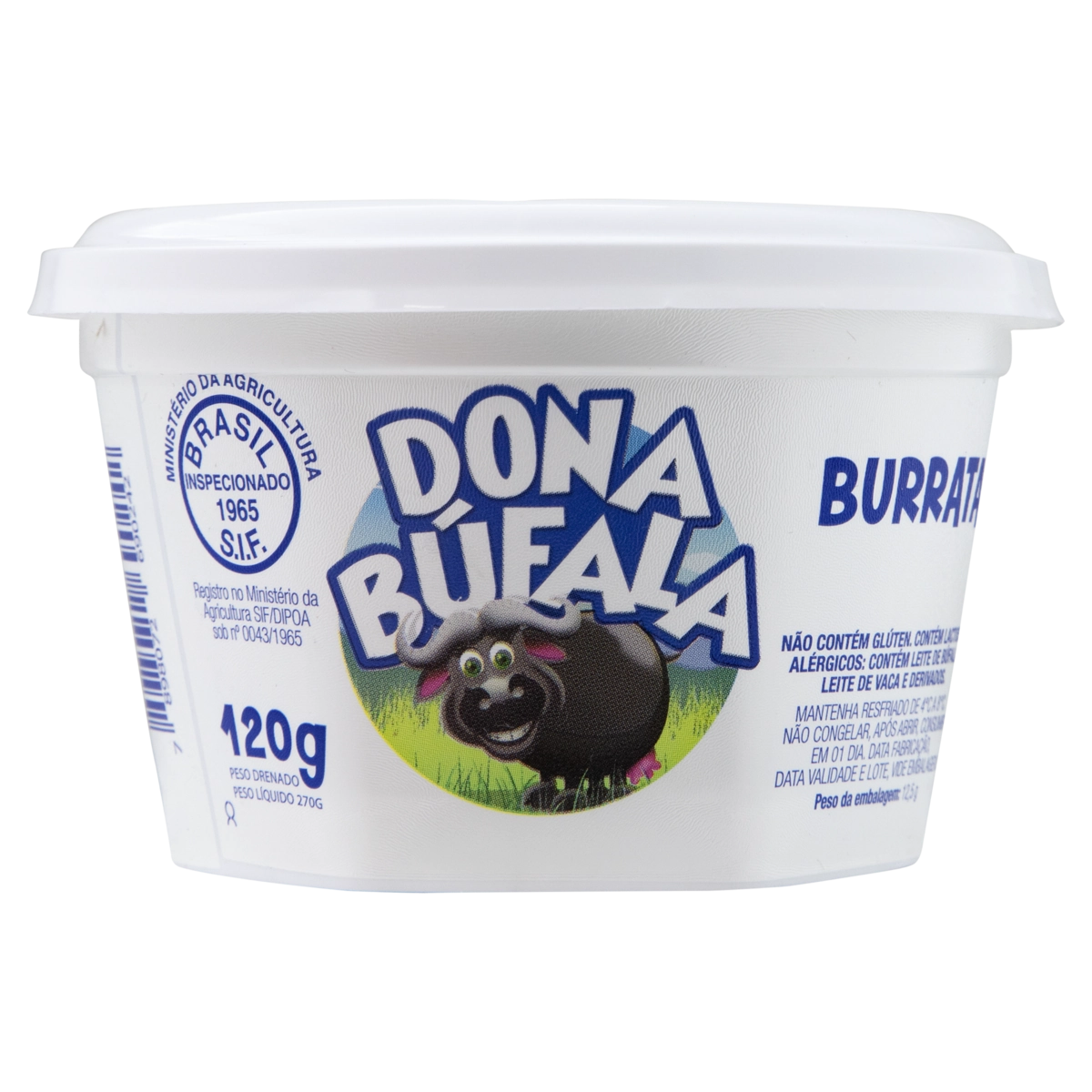 Queijo Burrata Dona Búfala 120g