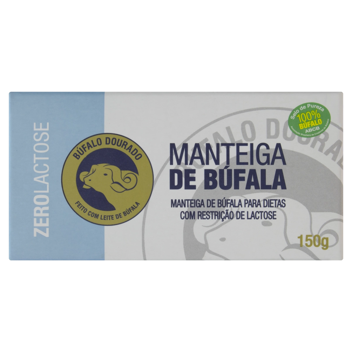 Manteiga De Búfala Zero Lactose Búfalo Dourado Caixa 150g