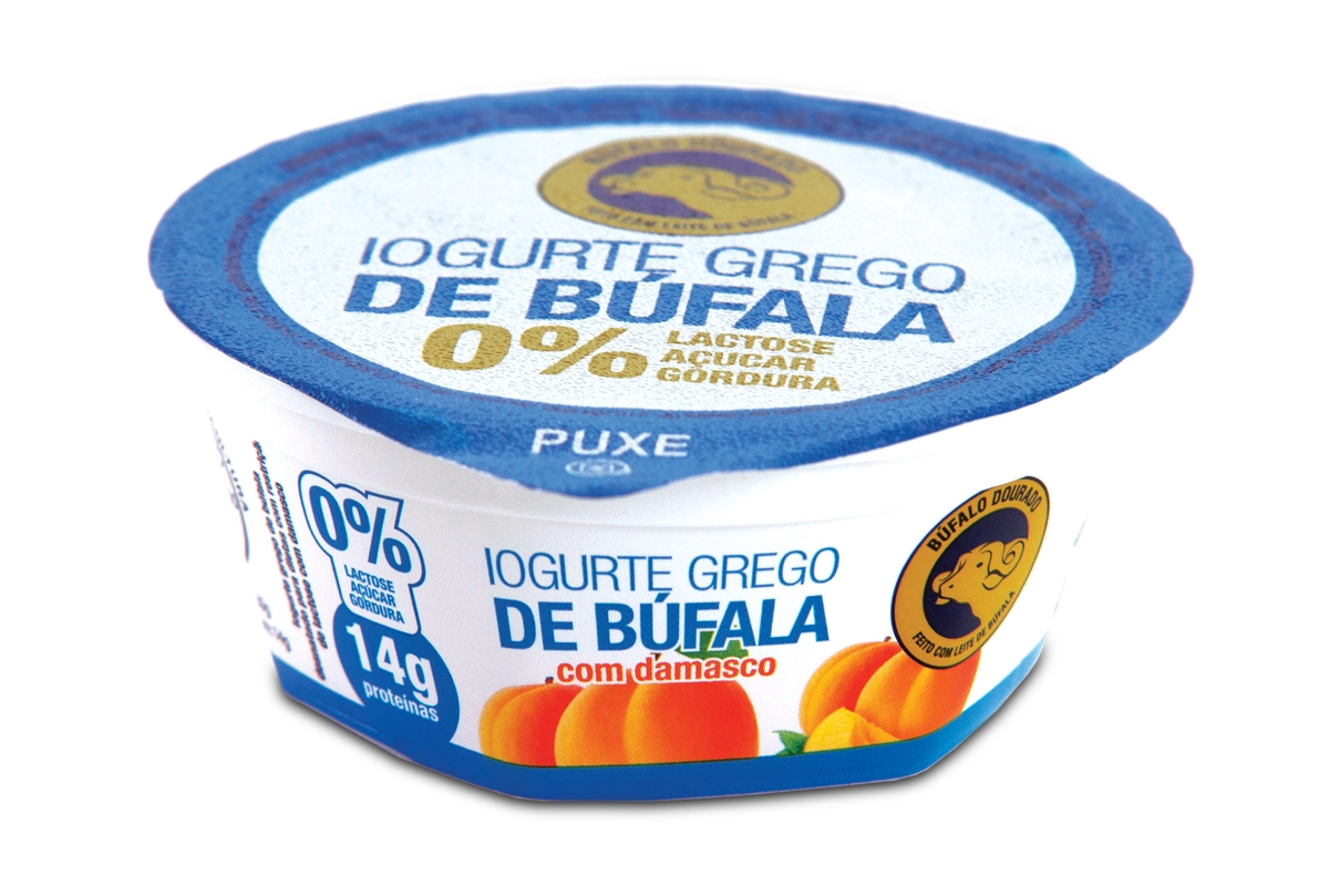 Iog Grego Damasco Bufalo Dourado 144g