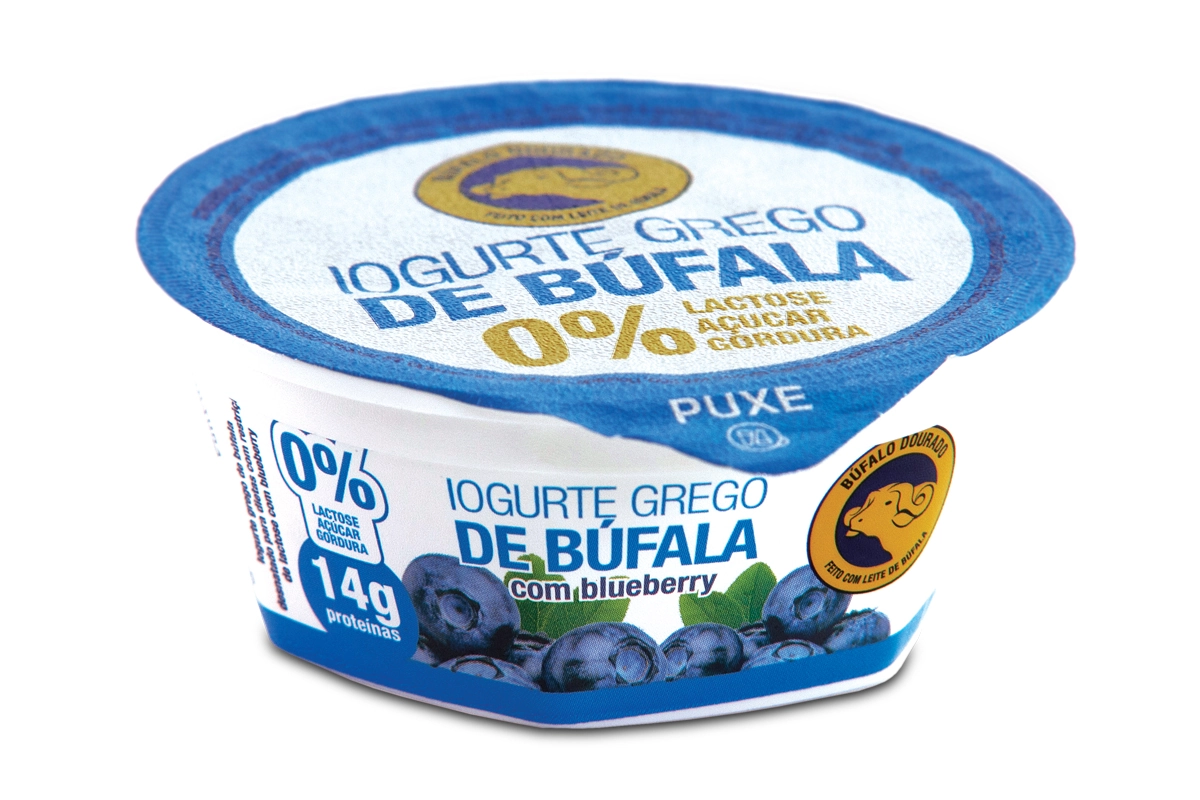 Iog Grego Blueberry Bufalo Dourado 144g