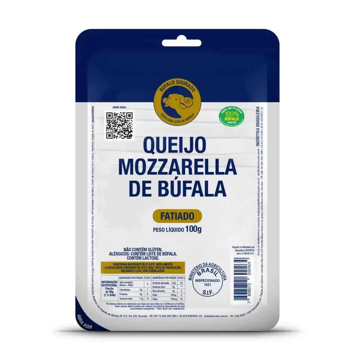 QJ MOZZ FAT BUF 100G