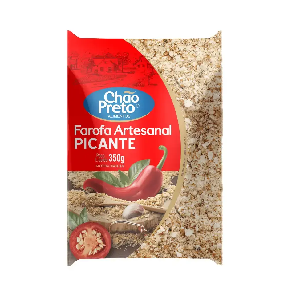 Farofa Chao Preto 350g Picante