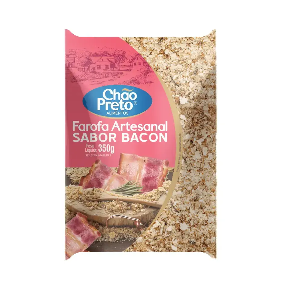 Farofa Chao Preto 350g Bacon