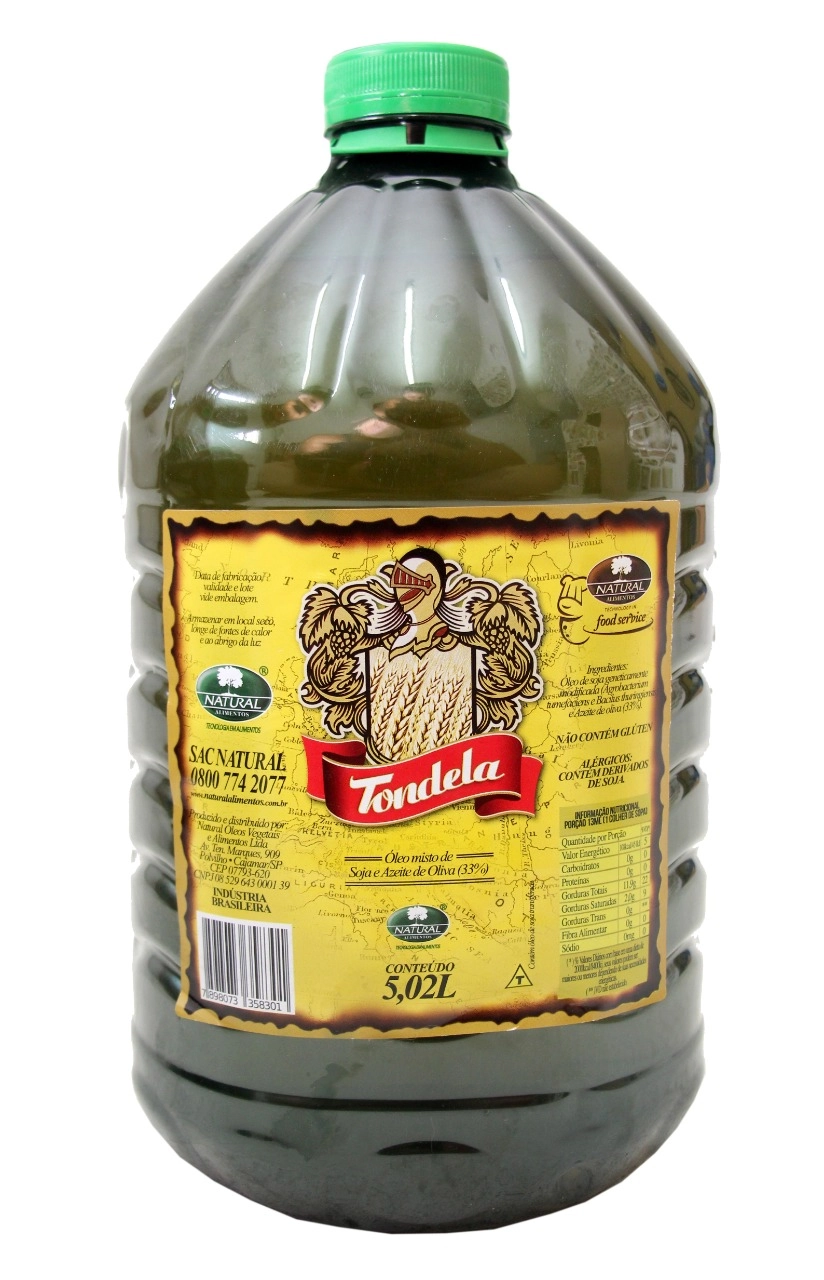 Oleo Misto Tondela Soja E Azeite De Oliva Pet 5,02l