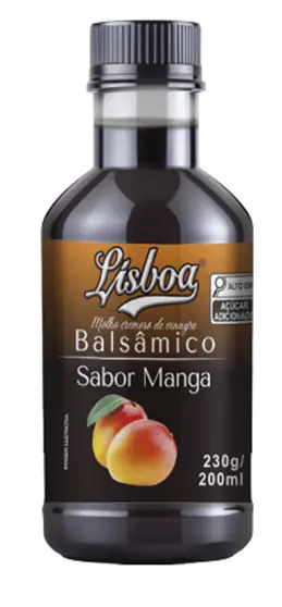 Molho Balsamico Lisboa Sabor Manga 200ml