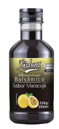 Molho Balsamico Lisboa Sabor Maracuja 200ml