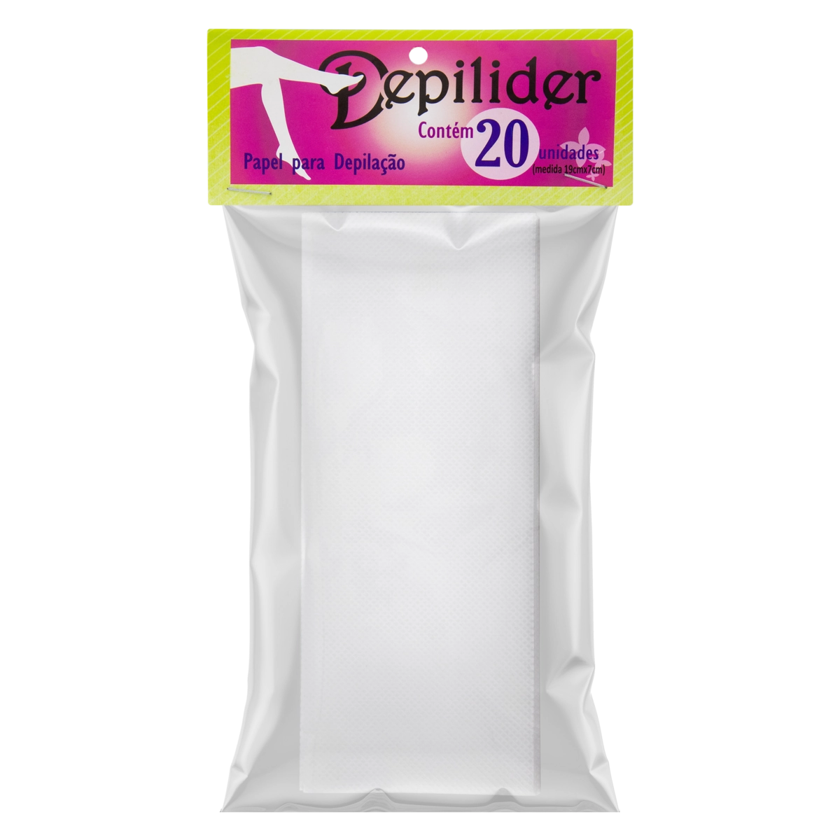 Papel Para Depilação Depilider 20 Unidades