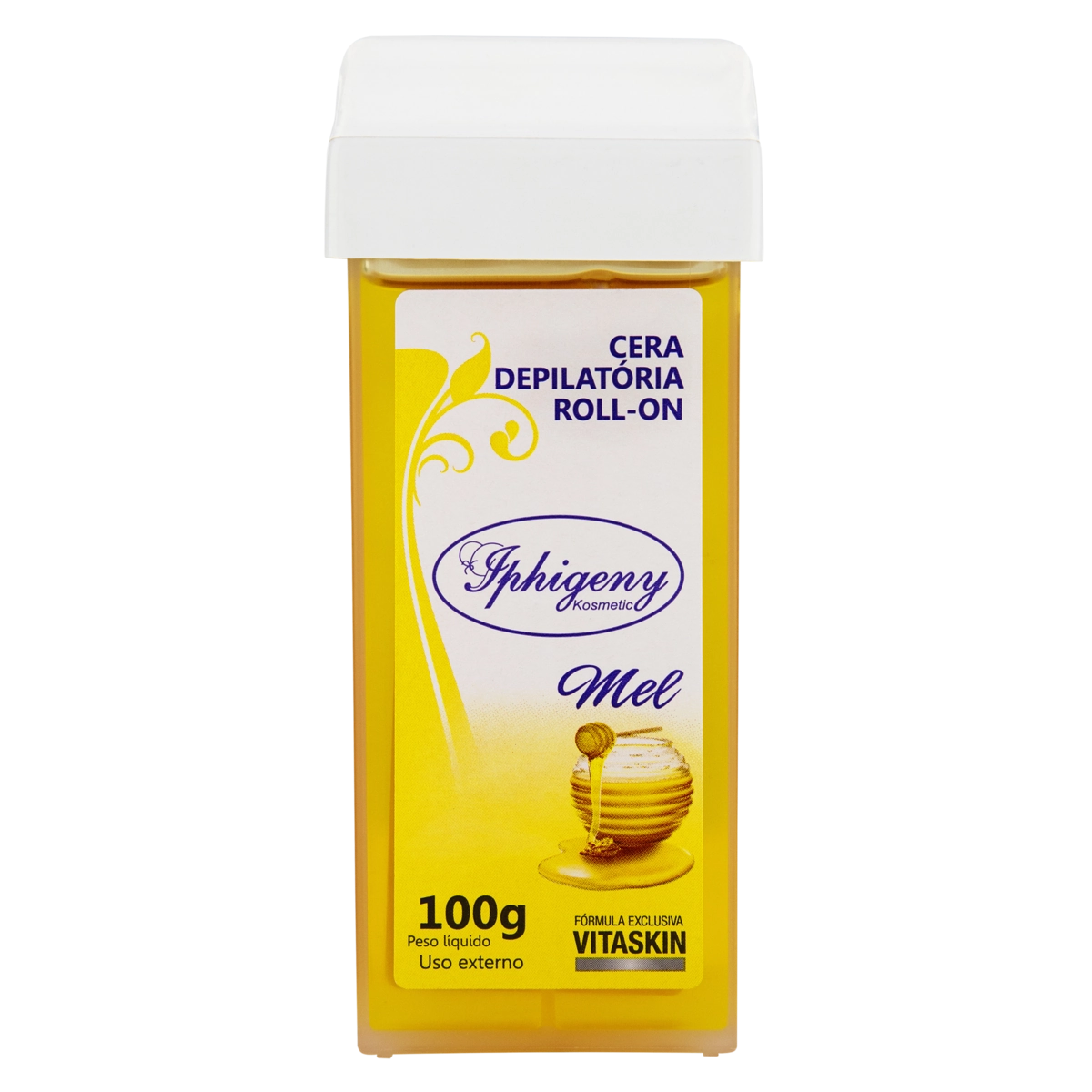 Cera Depilatória Roll On Mel Iphigeny Kosmetic 100g