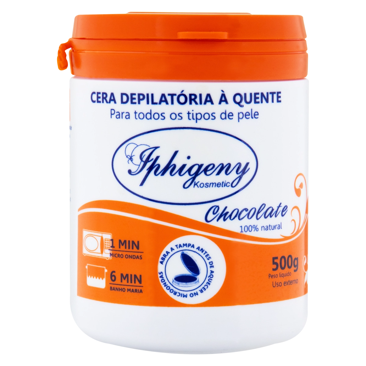 Cera Depilatória Quente Chocolate Iphigeny Kosmetic 500g