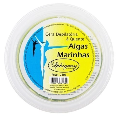 Cera Depilatória Quente Algas Marinhas Iphigeny Kosmetic 160g