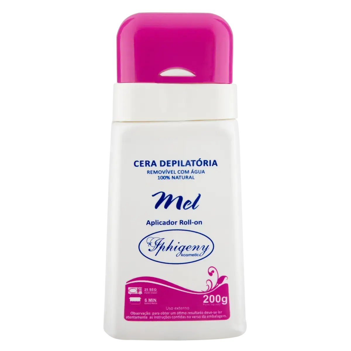 Cera Depilatória Roll On Mel Iphigeny Kosmetic 200g