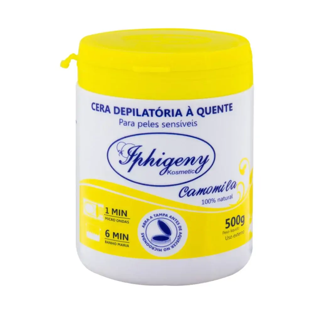 Cera Depilatória Quente Camomila Iphigeny Kosmetic 500g