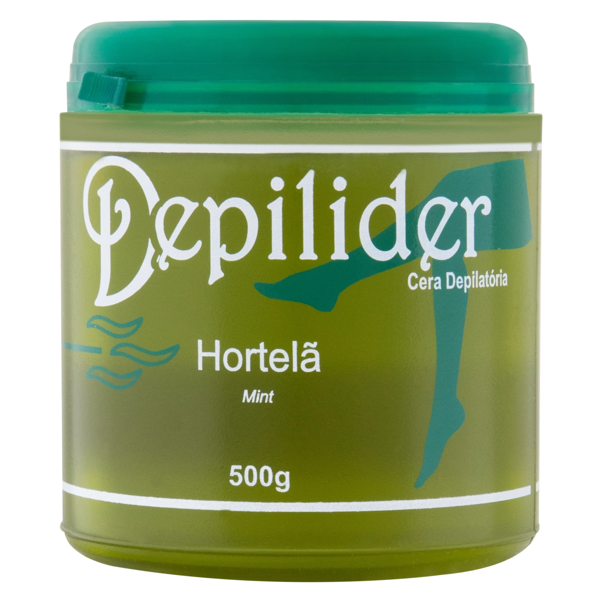 Cera Depilatória Quente Hortelã Depilider 500g