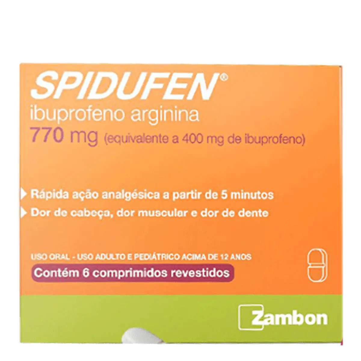 Spidufen 770mg Cx 6 Comp Rev
