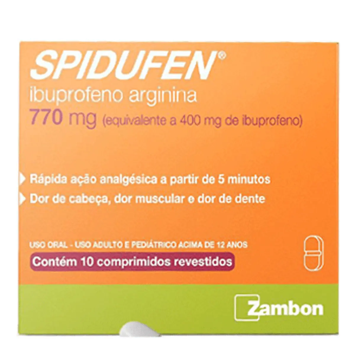 Spidufen 770mg Cx 10 Comp Rev