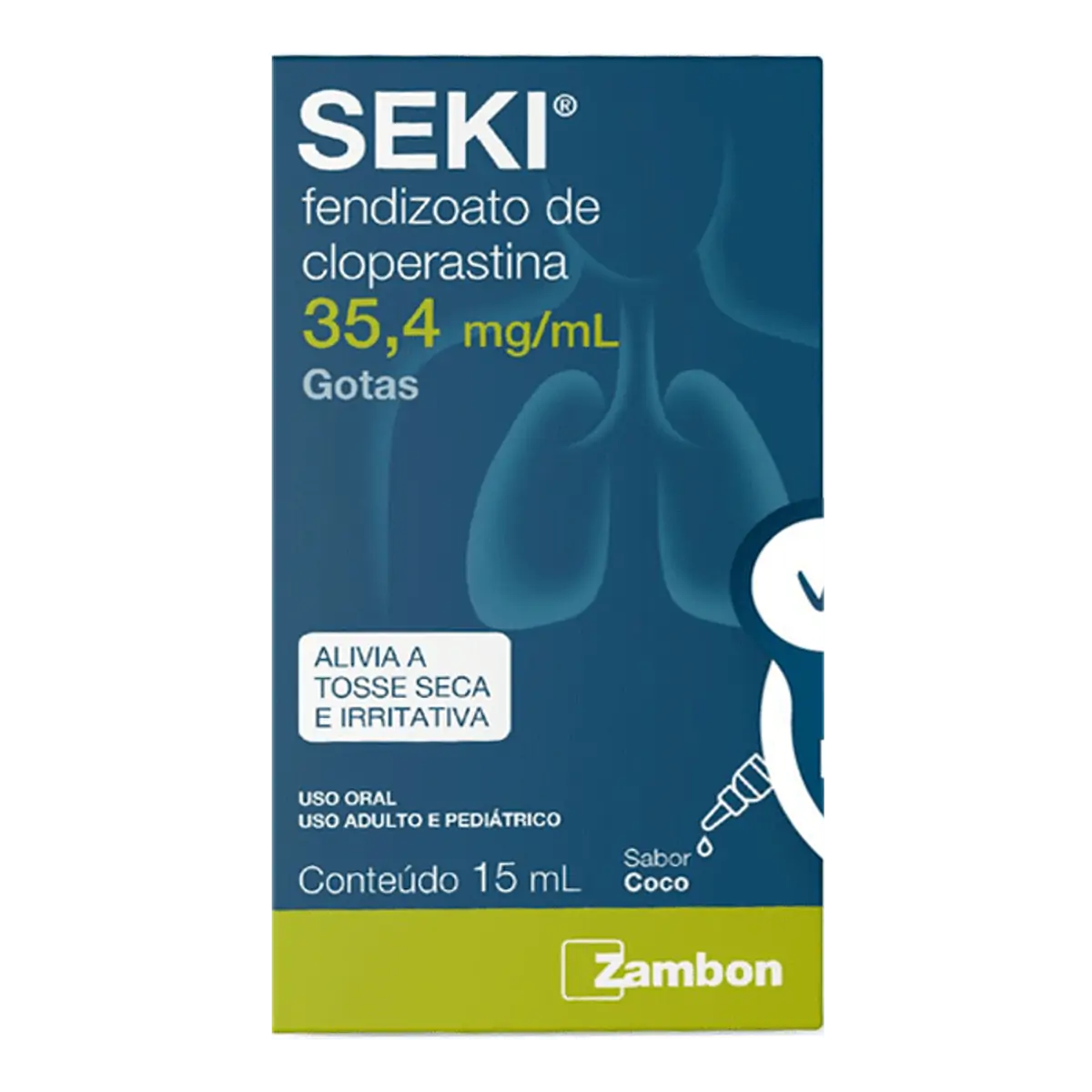 Seki 35,4mg/ml Coco Zambon Caixa 15ml Gotas