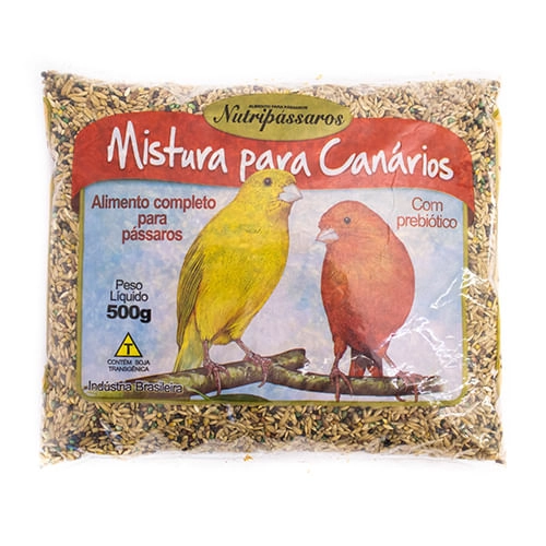 Mistura para Canário Nutripássaros Sabor Mel 500g