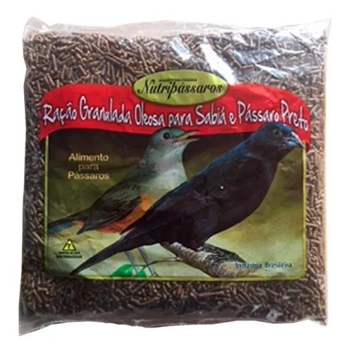 Racao Granulada P/sabia Passaro Pto Nutripassaros