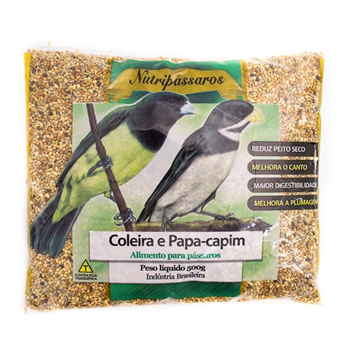 Mistura para Pássaro Coleirinho e Papa-capim Nutripássaros com Mel 500g