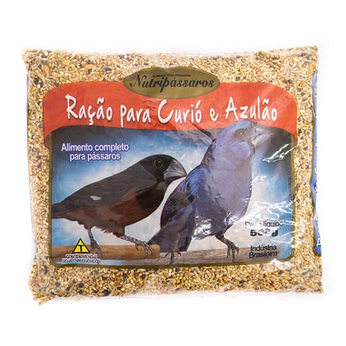 Mistura para Curió e Azulão Nutripássaros com Mel 500g