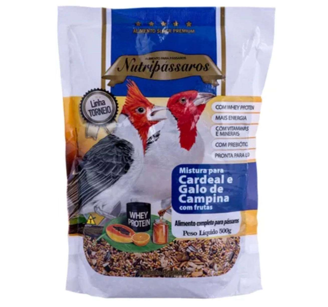 Nutripassaros Nutri Torneio Cardeal 500g