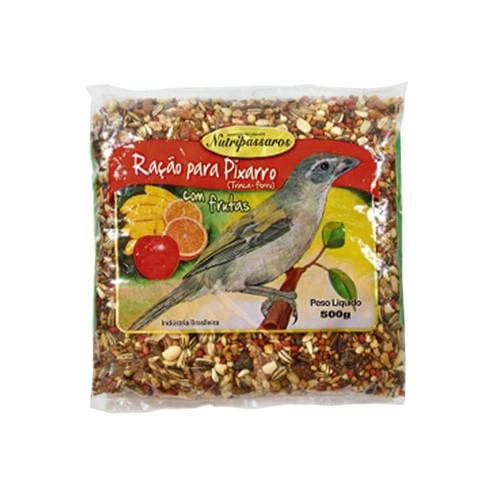 Racao Aves Nutrip.pixarro C/frutas
