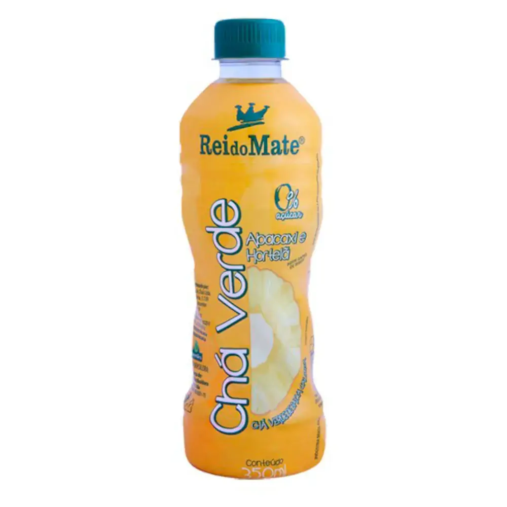 Cha Verde Abacaxi Hortela 350ml Rei Do Mate