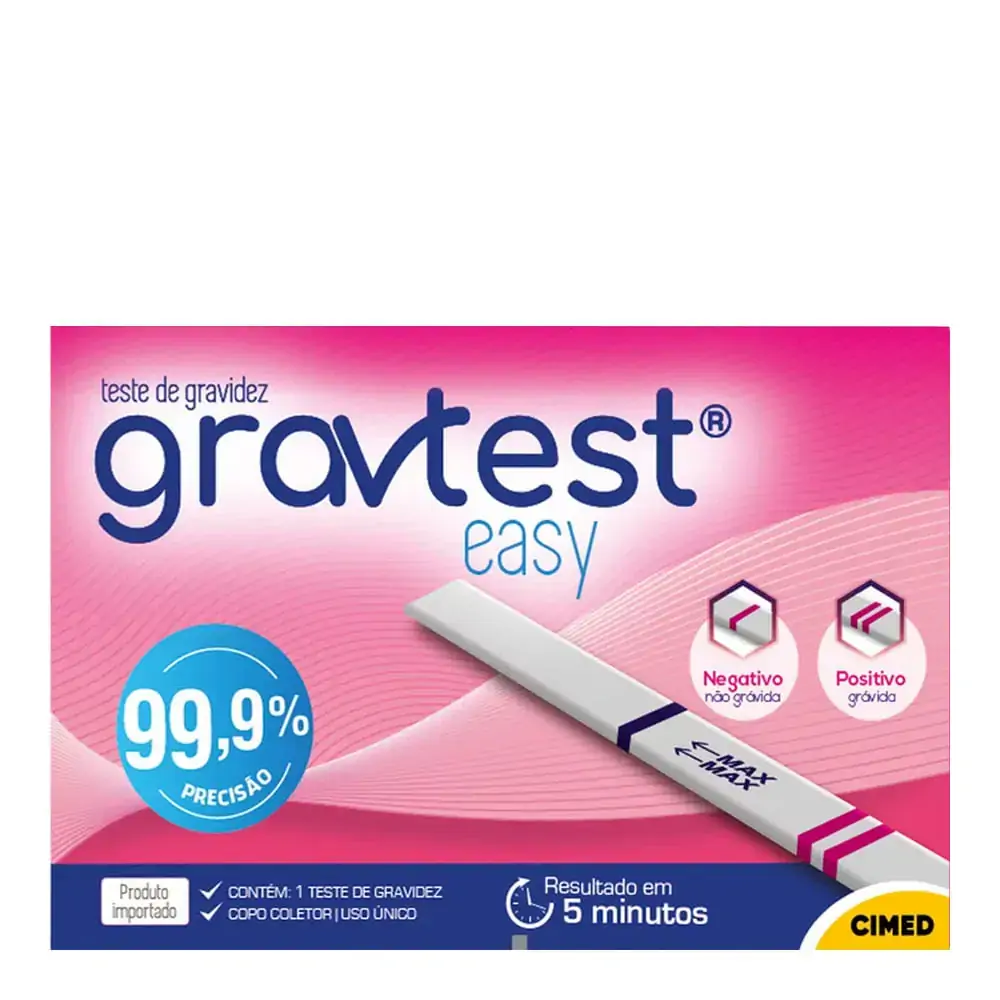 Teste De Gravidez Em Tira Gravtest Easy
