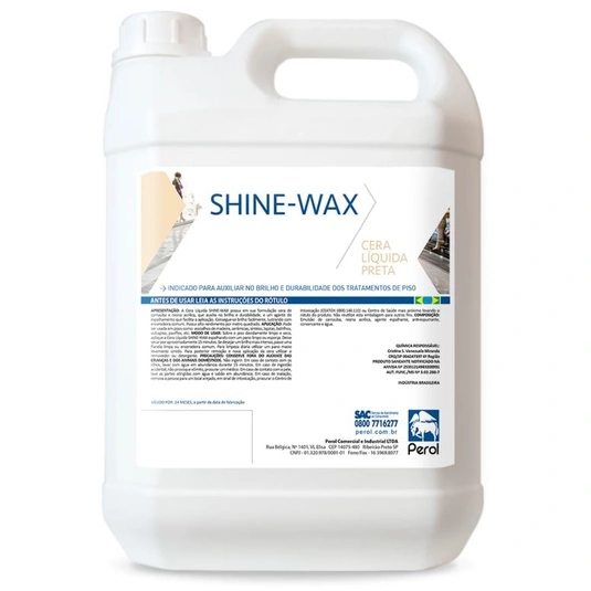 Cera Perol Shine Wax 05 Litros Auto Brilho Profissional
