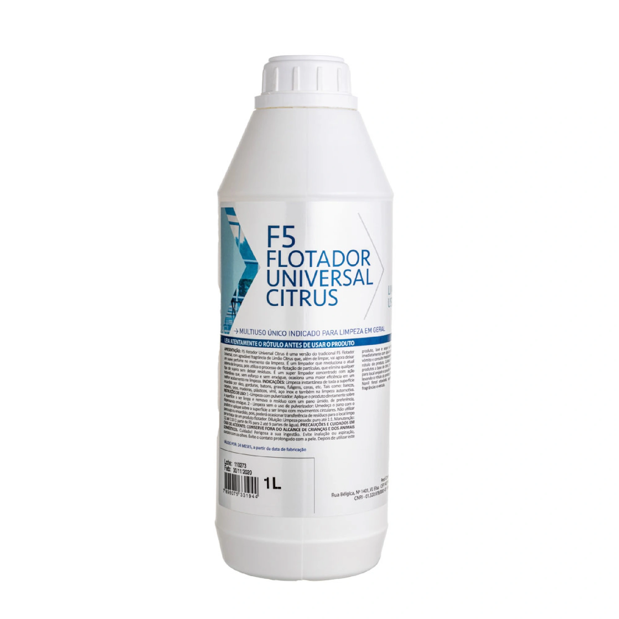 F5 Flotador Universal Citrus - Limpador Multiuso Para Limpeza Em Geral - Perol - 1 Litro