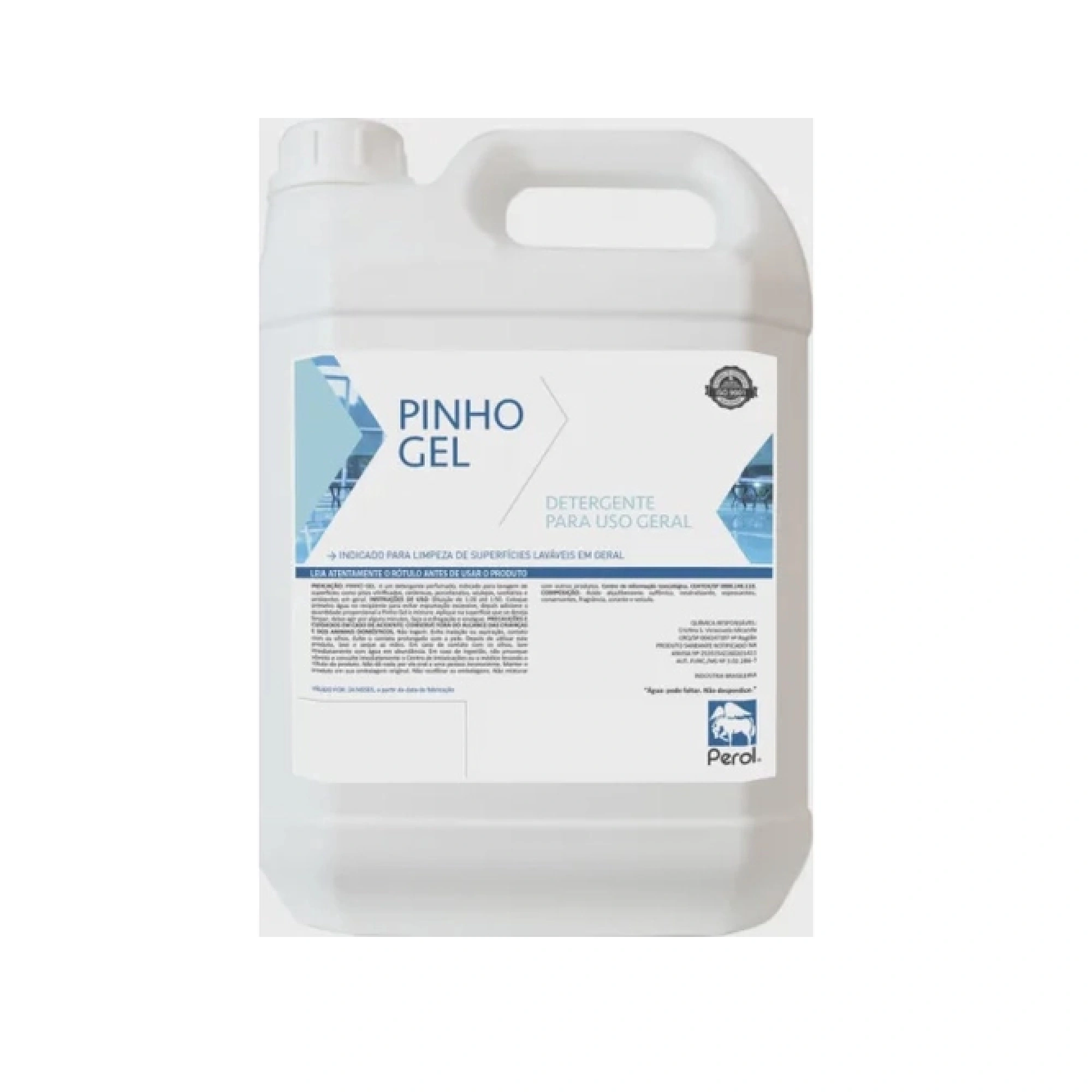 Detergente Gel Pinho - Detergente Para Uso Geral - Perol - 5 Litros